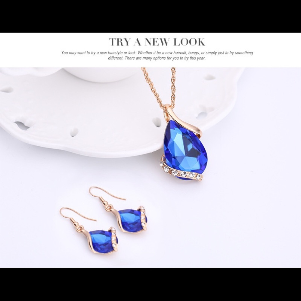 earring + necklace set